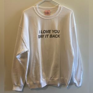 BRAND NEW ILYSIB Lonely Ghost crew neck.